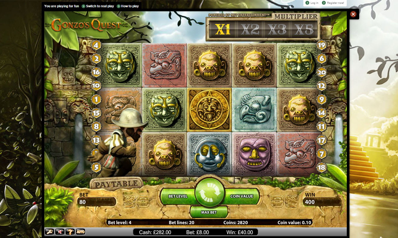 Play gonzos quest free online